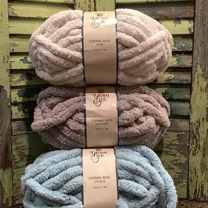 Chenille Yarn Skein Chunky Yarn New 3 Bundles